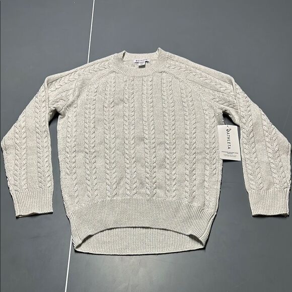 NWT Athleta Hawthorn Textured Crew Sweater - Size XXS - Picture 3 of 12